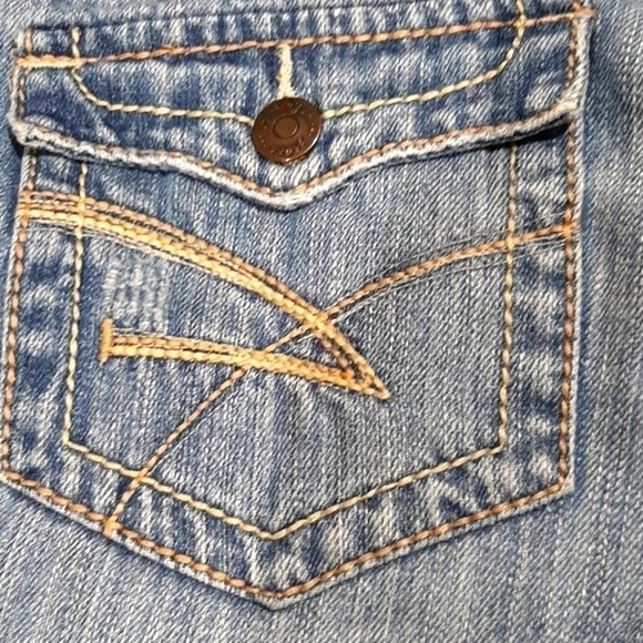 Distressed Jeans  Faded blue Bootcut Amethyst Size 9 - Picture 10 of 14